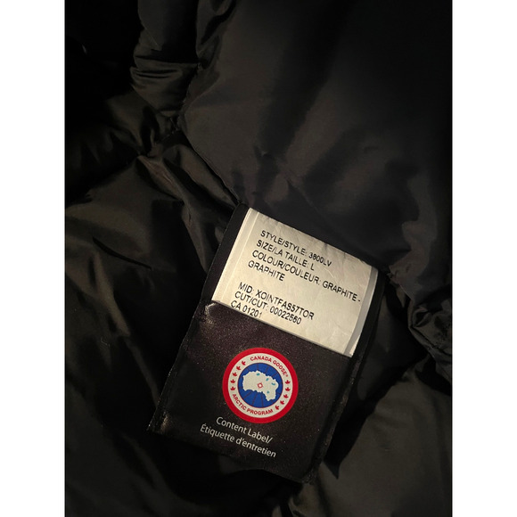 Canada Goose NBA Exclusive Rideau Parka Down 3800L Graphite Size L Women's - Picture 12 of 14